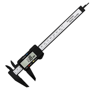 ◆送料無料◆デジタルノギス カーボンファイバー 液晶画面大文 ゼロセット機能 内径/外径/深さ/ オートパワーオフ diy