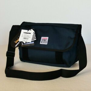  price cut VISION Vision messenger bag VSPC400 navy p8224mese navy blue 4,290 jpy flap shoulder bag VISION STREET WEAR