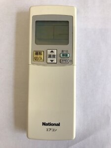 【電池付き】★中古★National(ナショナル)　A75C3179　エアコン　エアコンリモコン　クーラー　クーラーリモコン