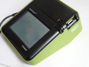 CASIO カシオ メモプリンター memopri メモプリ ラベル プリンター MEP-T10 ◆グリーン 手書き入力対応