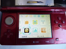 ニンテンドー 初代 3DS CTR-001 フレアレッド◆スマブラ ３DS/ 充電器/SDカード_画像4