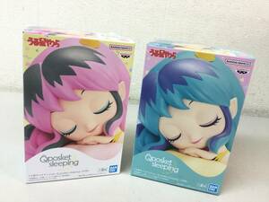 ★ 未使用 Qposket うる星やつら アニメver. sleeping LUM 全２種 A B セット / フィギュア ラム 非売品 バンプレスト BANDAI グッズ