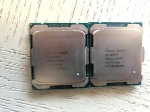 Intel xeon E5-2650V4 2個セット■ 正規完動品@送料無料■HP DELL