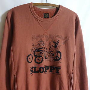 【17AW WEST RIDE ウエストライド HEAVY WEIGHT スウェット「SLOPPY」38（M）】ポケット付き スヌーピー イージーライダー パロディ