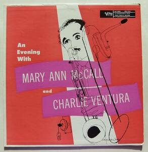 ◆ An Evening with MARY ANN McCALL and CHARLIE VENTURA ◆ Verve V-8143 (MGM) ◆ R