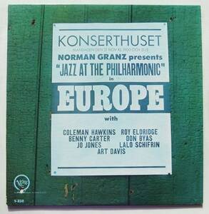 ◆ JAZZ AT THE PHILHARMONIC In Europe ◆ Verve V-8541 (MGM) ◆ R