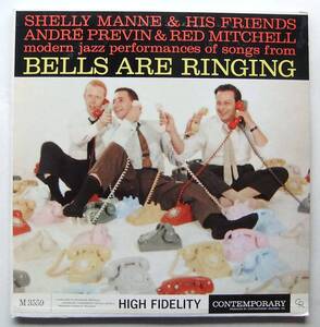 ◆ SHELLY MANNE & His Friends / Bells Are Ringing ◆ Contemporary M3559 (yellow:dg) ◆ Y