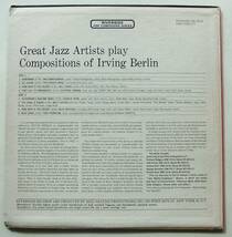 ◆ GREAT JAZZ ARTISTS Play Composition of Irving Berlin ◆ Riverside RS-93519 (BGP) ◆ V_画像2