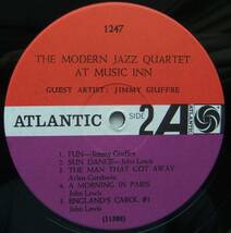 ◆ MODERN JAZZ QUARTET at Music Inn Guest Artist : JIMMY GIUFFRE ◆ Atlantic 1247 (red/purple) ◆ R_画像4