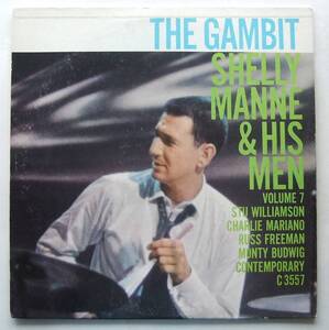 ◆ SHELLY MANNE & His Men / The Gambit ◆ Contemporary C3557 (yellow:dg:D1:D2) ◆ R