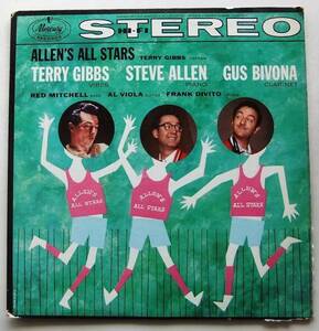 ◆ TERRY GIBBS - STEVE ALLEN / Allen's All Stars ◆ Mercury SR-80004 (blue:dg) ◆ V