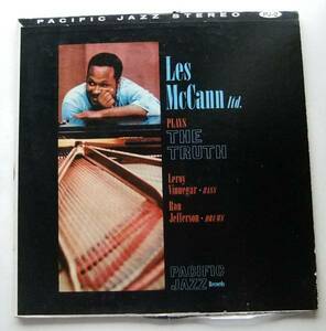 ◆ LES McCANN Plays The Truth ◆ Pacific Jazz STEREO-2 (gold:dg) ◆ T