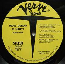 ◆ MICHEL LEGRAND At Shelly's Manne-Hole ◆ Verve V6-8760 (MGM:promo) ◆_画像3