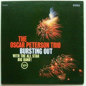 ◆ OSCAR PETERSON Trio with The All Star Big Band / Bursting Out ◆ Verve V6-8476 (MGM) ◆