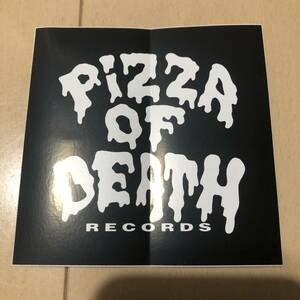 PIZZA OF DEATH ステッカー　Ken yokoyama 横山健 ブラック