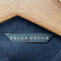 未使用品 /F/ YECCA VECCA ネイビー 長袖ポケットコーデュロイシャツ レディース メンズ オーバーシルエット 羽織り 多彩 イェッカヴェッカ_画像5