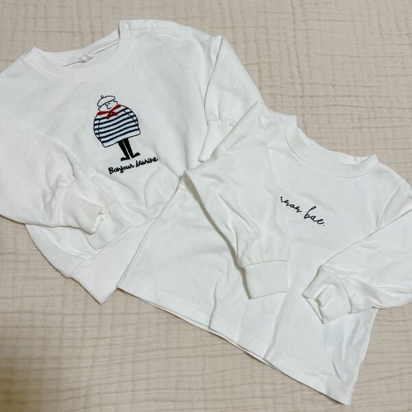 バースデイ　cottoli mirrorbae トレーナー　長袖Tシャツ