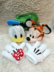 Disney ファンキャップ ミッキーミニーグローブ 手袋 まとめ売り☆