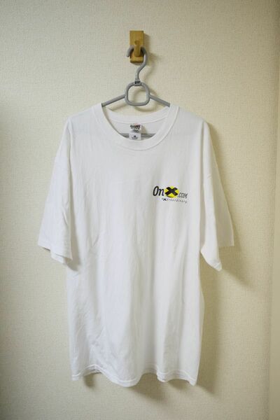 US古着　企業ロゴ　Onx Holdings LLC Tシャツ フルーツオブザルーム