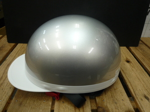  новый товар в коробке semi-cap шлем CR-741 большой размер LL(61~62cm не достиг ) серебряный Lead промышленность полушлем 
