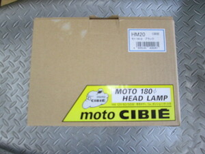 CIBIE HM20 シビエ ライトケーツ/リム付 ヘッドライト 180mm ブラックボディ ポジションソケット付 H4バルブ12V60/55W