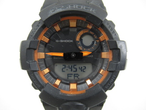 s60459-ap [送料950円]中古◇G-SHOCK ジーショック Gショック デジアナ GBA-800 メンズ 腕時計 ブラック オレンジ [154-231027]