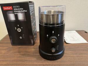 bodum BISTRO アジャスタブル電動コーヒーグラインダー 12041-01JP 国内正規品 数回試用のみの中古美品