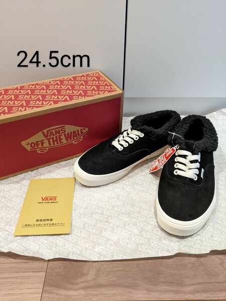 新品 US企画 VANS オーセンティック スエード 未使用 AUTHENTIC ブラック 24.5cm