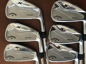 【 中古美品 】　‘１９ Ｘ フォージド スター アイアン ＃５～ＰＷ MODUS 105 S ’19 X FORGED STAR 