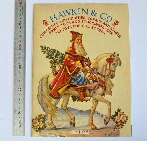 HAWKIN & CO.　1994/1995年　カタログ　イギリス　伝統的なおもちゃのカタログ　NUT BUG　MASK/お面　TIN TOYS/ブリキのおもちゃ