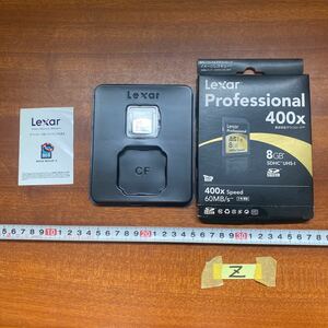 SDカード Professional Lexar 400x 8GB SDHC 60MB 新品　未使用　中身確認の為開封