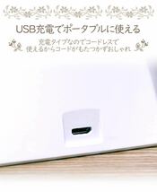 クリスタル砂時計 LED 砂時計 USB充電式 7色イルミネーション オシャレ_画像6