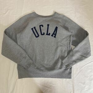 【XL】Champion チャンピオン USA製 赤タグ　単色　UCLA カレッジ　スウェット　パーカー 染み込み