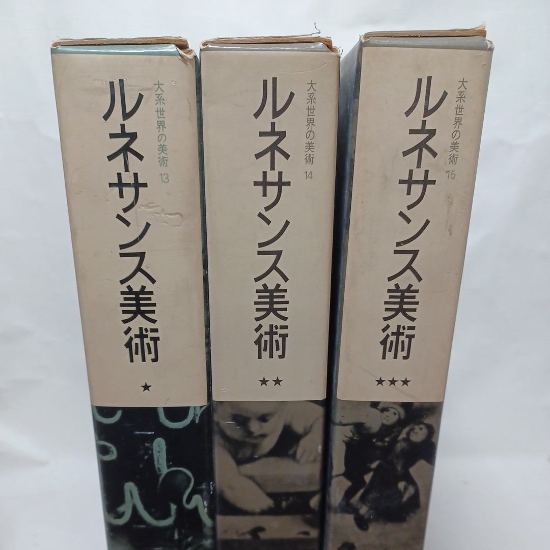 大系世界の美術 3冊セット 13-15 ルネサンス美術1.2.3 揃 ヴェネチア美術 イタリア美術 装飾美術 フランス美術, 絵画, 画集, 作品集, 画集