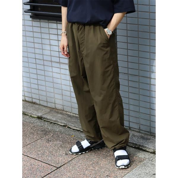 ENNOY エンノイ WOOL RIP STOP EASY PANTS パンツ-