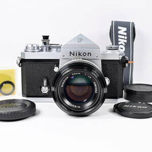 美品 Nikon F アイレベル + Ai NIKKOR 50mm F/1.4 ニコン 管理番号A225-1