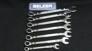 <15105> BELZER bell tsa- combination wrench NO111 7 pcs set Germany made GERMANY that time thing 