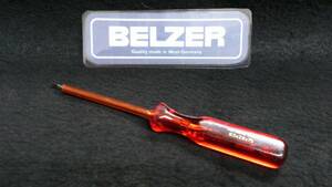 ＜22105＞　ＢＥＬＺＥＲ　ベルツァー　絶縁マイナスドライバー　No8060VDE　160ｍｍ　ＧＥＲＭＡＮＹ　ドイツ製