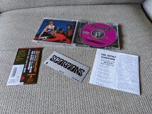 SCORPIONS PURE INSTINCT　スコーピオンズ　　ピュア・インスティンクト～蠍の本能　日本盤　帯　ステッカー_画像2