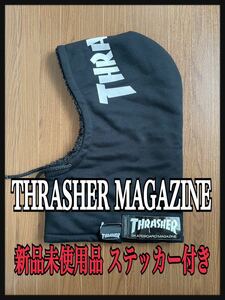 【新品未使用品】THRASHER MAGAZINE フードウォーマー スラッシャーマガジン スノーボード スケートボード ネックウォーマー powell santa2