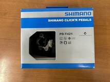 【未使用品】SHIMANO　シマノ クリッカー PD-T421 片面SPD ビンディングペダル_画像1