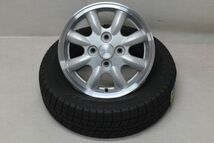 ダイハツ 純正 13インチ ダンロップ ウィンターマックス03 165/65R13 2020年 新品スタッドレス 中古ホイール ムーヴ ミラジーノ ネイキッド_画像1