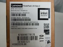 開封・未使用品 Lenovo ThinkPad L14 Gen 2 20X2S29L00 Core i3-1115G4 4GB SSD128GBWin10Pro 英語版 6_画像4