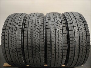 ◆M-245◆185/65R14 ブリジストン BLIZZAK VRX2 21年製 中古スタッドレスタイヤ4本セット カローラ フィット モビリオ スパイクなど