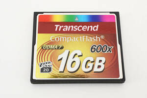 【美品】Transcend トランセンド 16GB CFカード コンパクトフラッシュ 1000x UDMA7