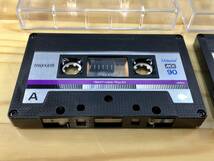 ■中古 美品■スタンダード メタルカセットテープ■maxell マクセル Metaxial MX90 3代目■メタキシャル磁性体■ツメ折れ無し■3本まとめて_画像3