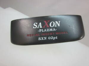 ★790）パター・サクソン「SAXON-PLAZMA- RED AL INSERT MODEL SXN 02PT 」サイズ約）84.3㎝【33インチ】/約490g　※使用感現状品■120