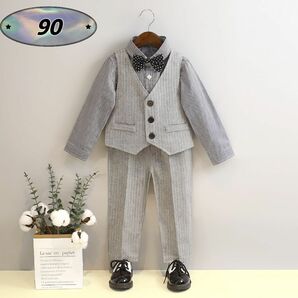 ☆新品☆フォーマル 男の子　セットアップ　入園式　結婚式　スーツ　90cm