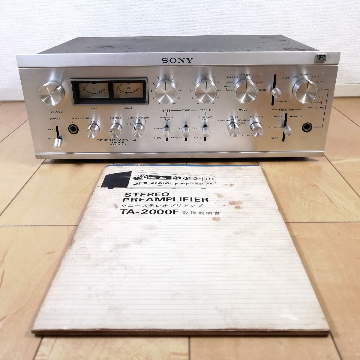 STAX スタックス SRM-T1W 管球式ヘッドフォンアンプ 取扱説明書付き