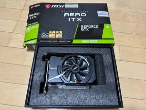 MSI GeForce GTX 1660 SUPER AERO ITX OC 6GB GDDR6 中古　箱付き